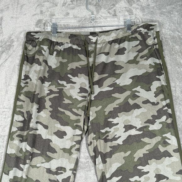Lucky Brand Pajama Pants Womens XXL 2XL Green Camo Camoflauge‎ Casual Lounge - Picture 4 of 8